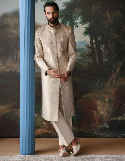 DULL GOLD SHERWANI